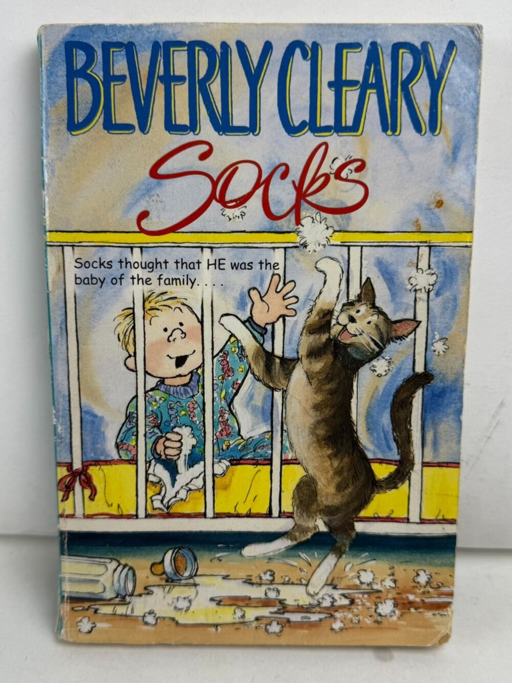 Beverly Cleary Socks Paperback Book HarperTrophy Alan Tiegreen 0380709260
